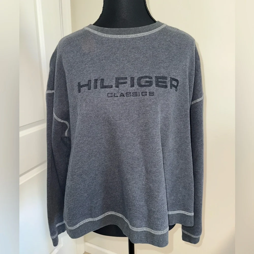 Vintage Gray Tommy “Hilfiger Classics” Sweatshirt